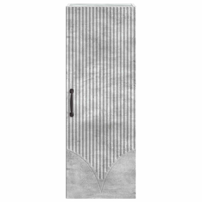 Dulap montat pe perete Gri Beton 33 x 34,5 x 90 cm - WALTI WALTI