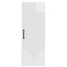 Dulap montat pe perete Alb foarte lucios 33 x 34,5 x 90 cm - WALTI WALTI