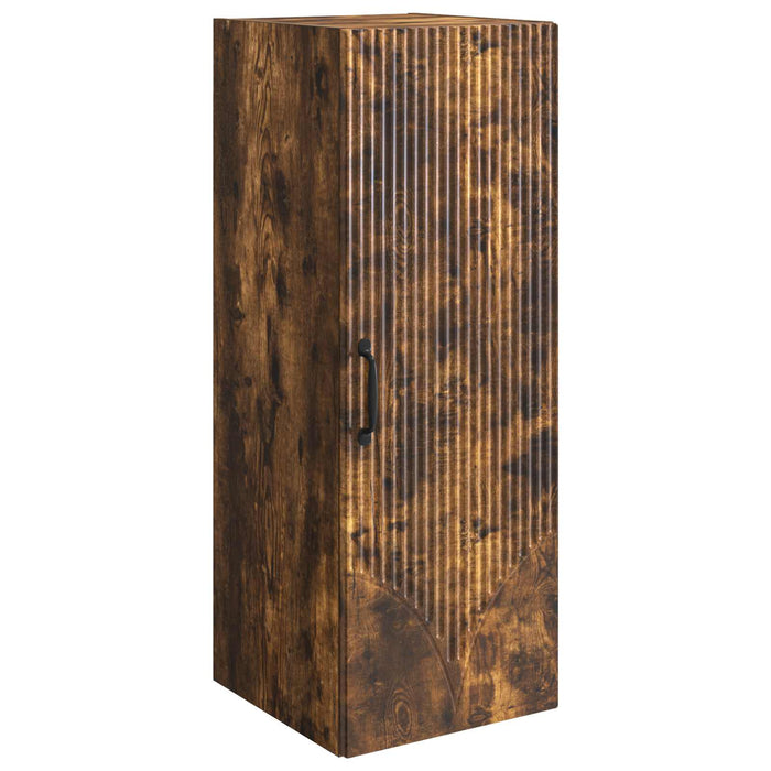 Dulap montat pe perete Stejar fumuriu 33 x 34,5 x 90 cm - WALTI WALTI