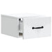 Dulap de noapte suspendat Alb 34,5 x 33 x 20 cm Lemn prelucrat - WALTI WALTI