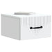 Dulap de noapte suspendat Alb 34,5 x 33 x 20 cm Lemn prelucrat - WALTI WALTI