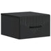 Dulap de noapte suspendat 2 pcs Negru 34,5 x 33 x 20 cm - WALTI WALTI