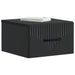Dulap de noapte suspendat 2 pcs Negru 34,5 x 33 x 20 cm - WALTI WALTI