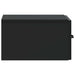 Dulap de noapte suspendat 2 pcs Negru 34,5 x 33 x 20 cm - WALTI WALTI