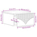 Dulap de noapte suspendat 2 pcs Negru 34,5 x 33 x 20 cm - WALTI WALTI
