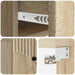 Dulap de noapte suspendat Stejar Sonoma 34,5 x 33 x 20 cm - WALTI WALTI