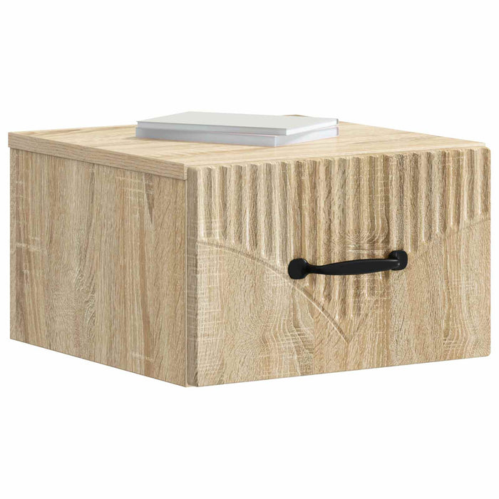 Dulap de noapte suspendat Stejar Sonoma 34,5 x 33 x 20 cm - WALTI WALTI