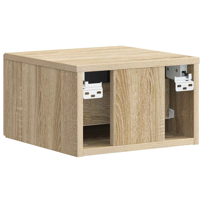 Dulap de noapte suspendat 2 pcs Stejar Sonoma 34,5 x 33 x 20 cm - WALTI WALTI