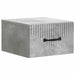 Dulap de noapte suspendat cu sertar Gri Beton 34,5 x 33 x 20 cm - WALTI WALTI