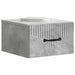 Dulap de noapte suspendat cu sertar Gri Beton 34,5 x 33 x 20 cm - WALTI WALTI