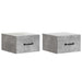 Dulap de noapte suspendat 2 pcs Gri Beton 34,5 x 33 x 20 cm - WALTI WALTI