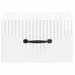Dulap de noapte suspendat cu sertar 2 pcs Alb foarte lucios - WALTI WALTI