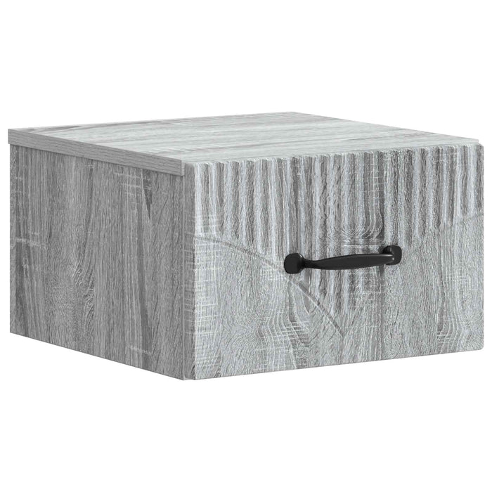 Dulap de noapte suspendat Sonoma gri 34,5 x 33 x 20 cm - WALTI WALTI