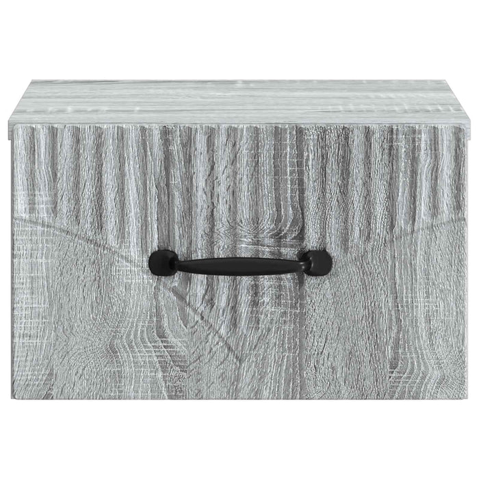 Dulap de noapte suspendat Sonoma gri 34,5 x 33 x 20 cm - WALTI WALTI