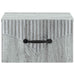Dulap de noapte suspendat Sonoma gri 34,5 x 33 x 20 cm - WALTI WALTI