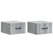 Dulap de noapte suspendat 2 pcs Sonoma gri 34,5 x 33 x 20 cm - WALTI WALTI