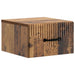 Dulap de noapte suspendat Lemn vechi 34,5 x 33 x 20 cm - WALTI WALTI