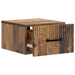 Dulap de noapte suspendat Lemn vechi 34,5 x 33 x 20 cm - WALTI WALTI