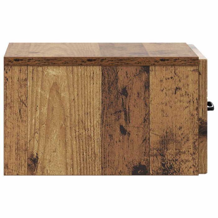 Dulap de noapte suspendat Lemn vechi 34,5 x 33 x 20 cm - WALTI WALTI