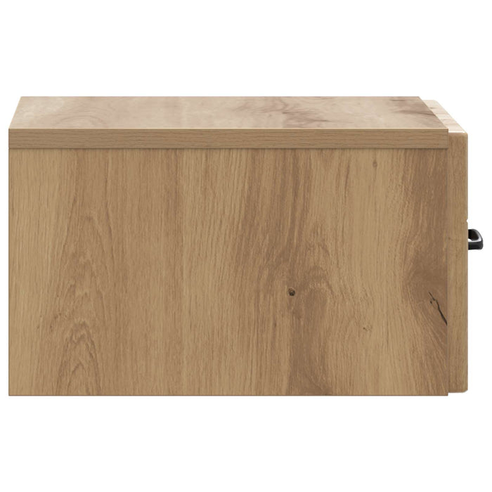 Dulap de noapte suspendat Stejar Artizanal 34,5 x 33 x 20 cm - WALTI WALTI
