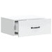 Dulap de noapte suspendat Alb 49 x 34,5 x 20 cm Lemn prelucrat - WALTI WALTI