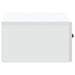 Dulap de noapte suspendat Alb 49 x 34,5 x 20 cm Lemn prelucrat - WALTI WALTI