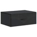 Dulap de noapte suspendat cu sertar Negru 49 x 34,5 x 20 cm - WALTI WALTI