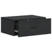 Dulap de noapte suspendat 2 pcs Negru 49 x 34,5 x 20 cm - WALTI WALTI