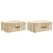 Dulap de noapte suspendat 2 pcs Stejar Sonoma 49 x 34,5 x 20 cm - WALTI WALTI