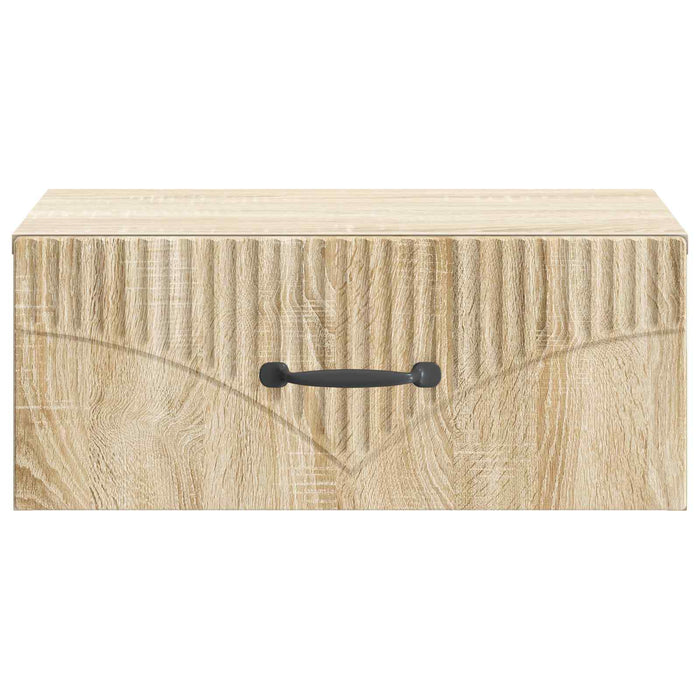 Dulap de noapte suspendat 2 pcs Stejar Sonoma 49 x 34,5 x 20 cm - WALTI WALTI