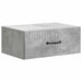 Dulap de noapte suspendat 2 pcs Gri Beton 49 x 34,5 x 20 cm - WALTI WALTI