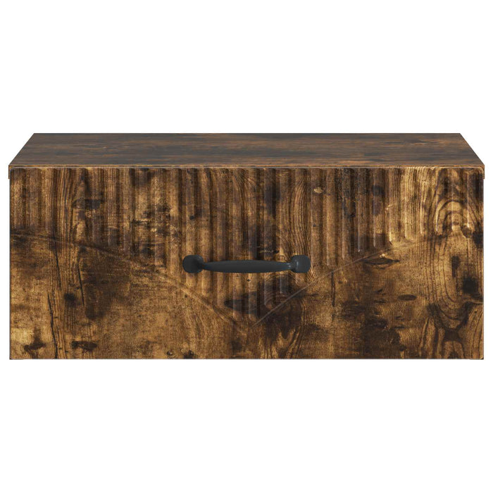 Dulap de noapte suspendat Stejar fumuriu 49 x 34,5 x 20 cm - WALTI WALTI