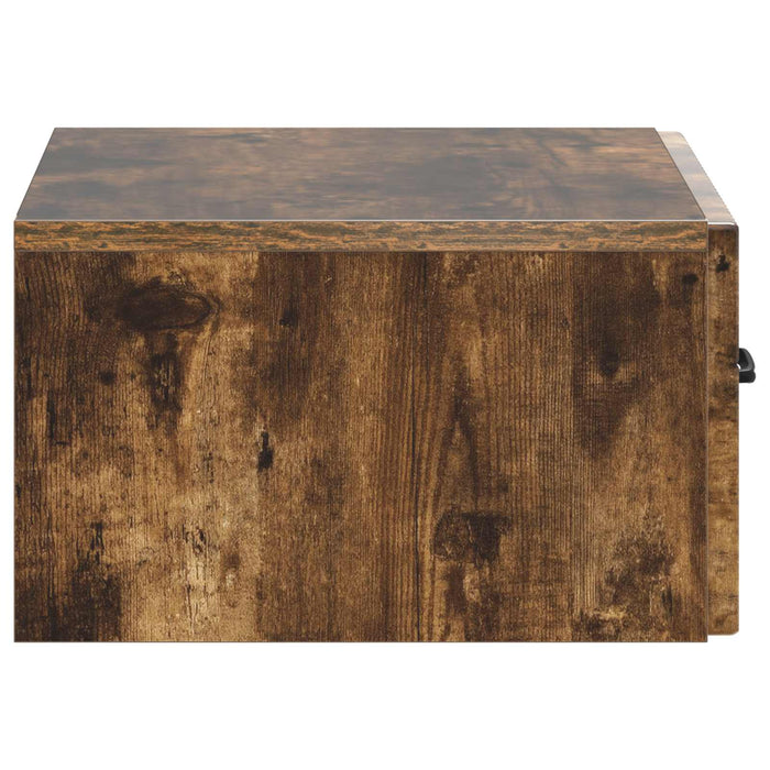 Dulap de noapte suspendat Stejar fumuriu 49 x 34,5 x 20 cm - WALTI WALTI