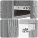 Dulap de noapte suspendat Sonoma gri 49 x 34,5 x 20 cm - WALTI WALTI