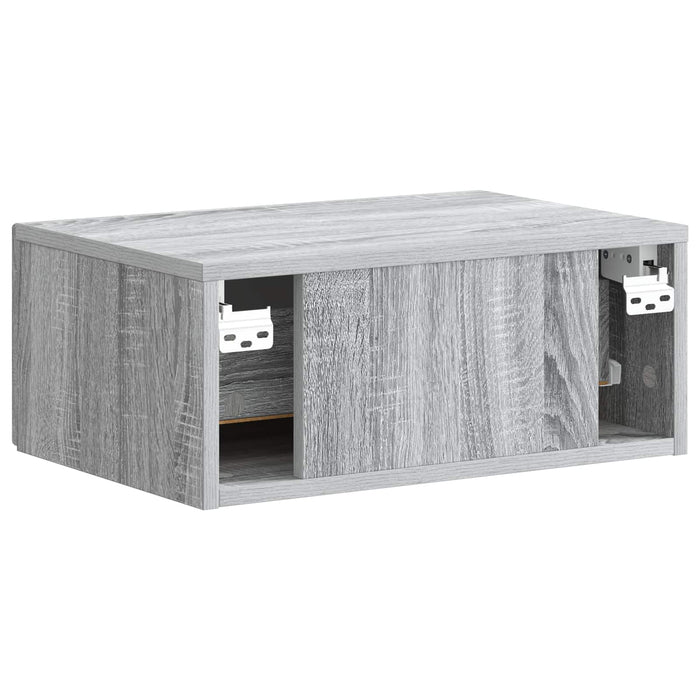 Dulap de noapte suspendat Sonoma gri 49 x 34,5 x 20 cm - WALTI WALTI