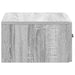 Dulap de noapte suspendat Sonoma gri 49 x 34,5 x 20 cm - WALTI WALTI