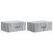 Dulap de noapte suspendat 2 pcs Sonoma gri 49 x 34,5 x 20 cm - WALTI WALTI