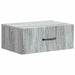 Dulap de noapte suspendat 2 pcs Sonoma gri 49 x 34,5 x 20 cm - WALTI WALTI