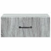 Dulap de noapte suspendat 2 pcs Sonoma gri 49 x 34,5 x 20 cm - WALTI WALTI