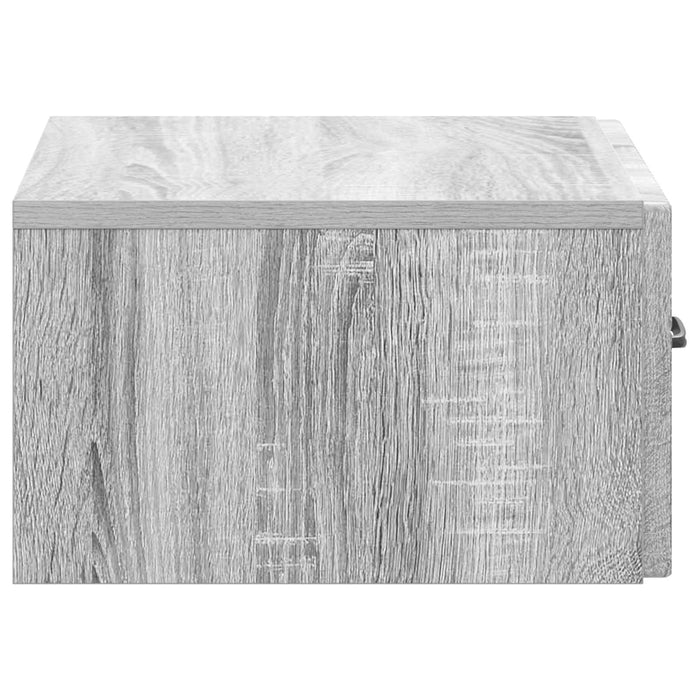 Dulap de noapte suspendat 2 pcs Sonoma gri 49 x 34,5 x 20 cm - WALTI WALTI