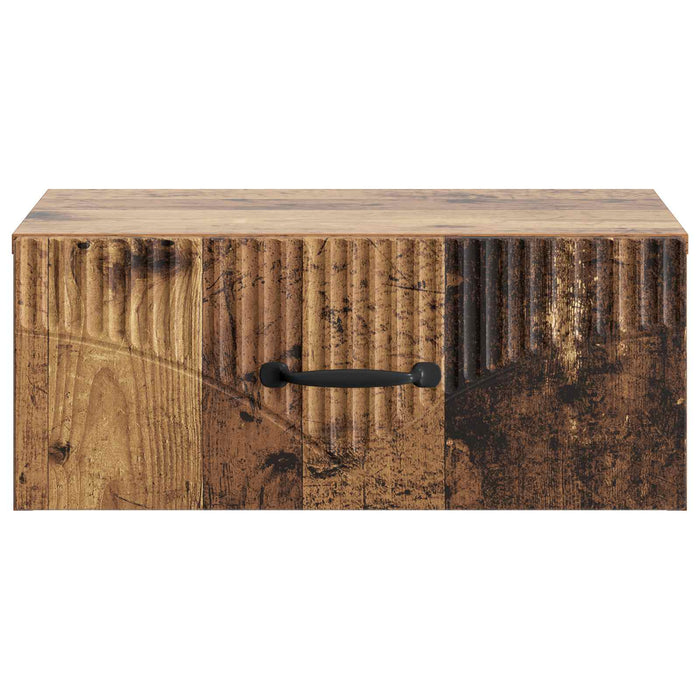 Dulap de noapte suspendat Lemn vechi 49 x 34,5 x 20 cm - WALTI WALTI