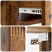 Dulap de noapte suspendat 2 pcs Lemn vechi 49 x 34,5 x 20 cm - WALTI WALTI
