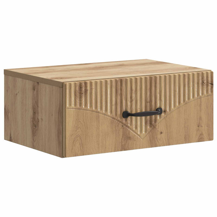 Dulap de noapte suspendat Stejar Artizanal 49 x 34,5 x 20 cm - WALTI WALTI