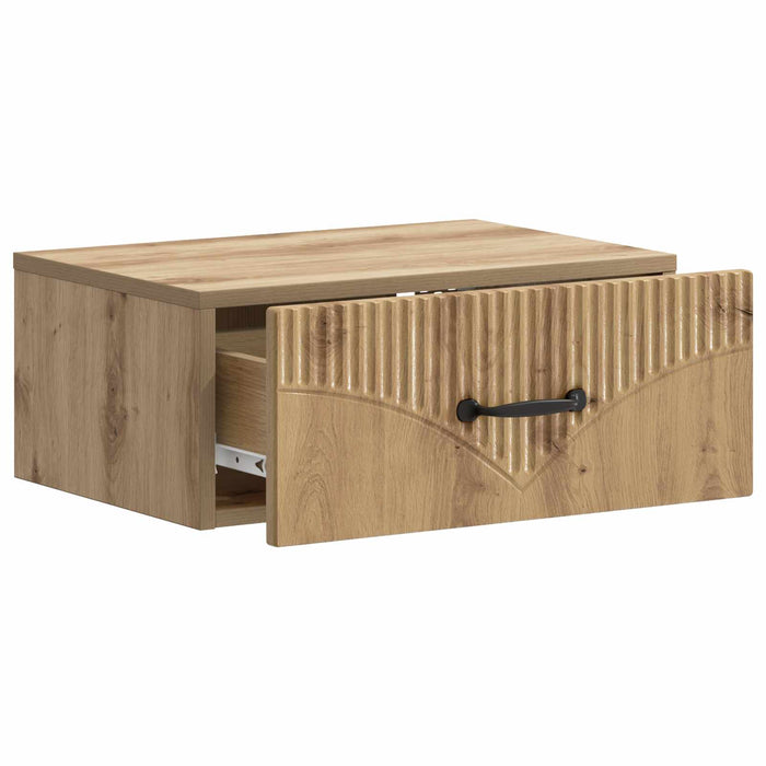 Dulap de noapte suspendat Stejar Artizanal 49 x 34,5 x 20 cm - WALTI WALTI