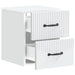 Dulap de noapte suspendat Alb 34,5 x 33 x 40 cm Lemn prelucrat - WALTI WALTI