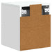 Dulap de noapte suspendat Alb 34,5 x 33 x 40 cm Lemn prelucrat - WALTI WALTI