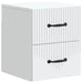 Dulap de noapte suspendat cu sertar 2 pcs Alb 34,5 x 33 x 40 cm - WALTI WALTI