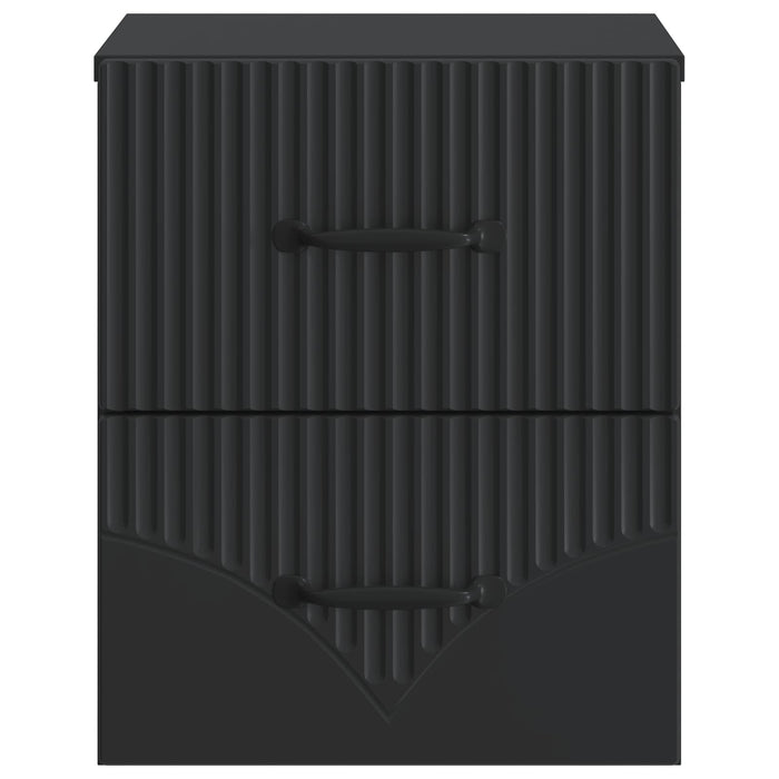 Dulap de noapte suspendat cu sertar Negru 34,5 x 33 x 40 cm - WALTI WALTI