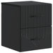 Dulap de noapte suspendat 2 pcs Negru 34,5 x 33 x 40 cm - WALTI WALTI