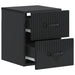 Dulap de noapte suspendat 2 pcs Negru 34,5 x 33 x 40 cm - WALTI WALTI